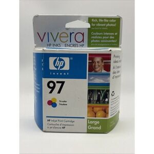 HP 97 Tricolor Ink Cartridge Vivera Expired 2006 / NEW SEALED